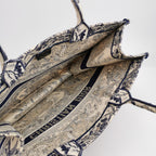 Sac Book Tote Medium Dior en toile de Jouy Dior