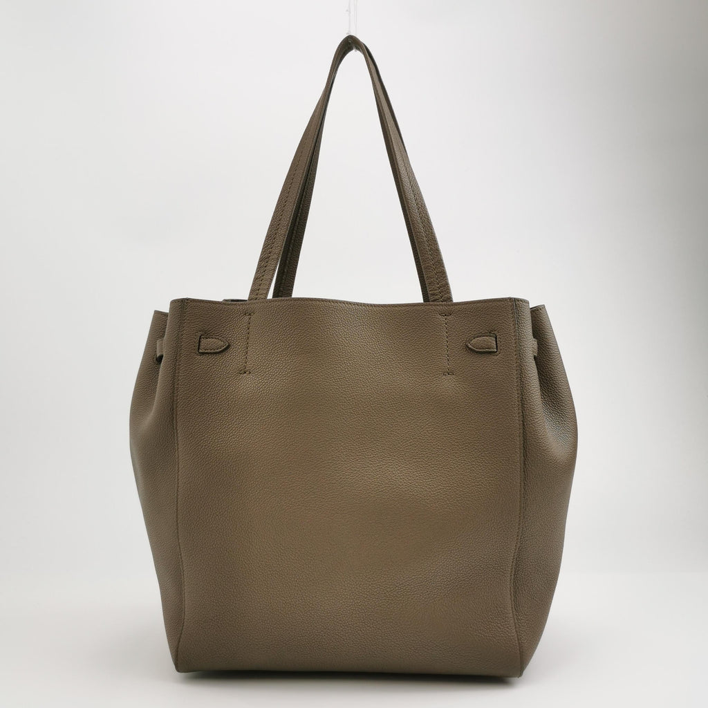 Sac Cabas Phantom en cuir taupe Celine