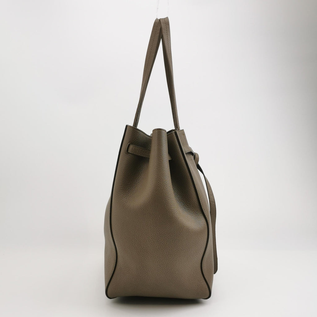 Sac Cabas Phantom en cuir taupe Celine