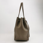 Sac Cabas Phantom en cuir taupe Celine