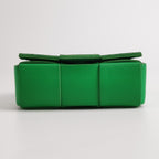 Sac Cassette en cuir vert Bottega Veneta