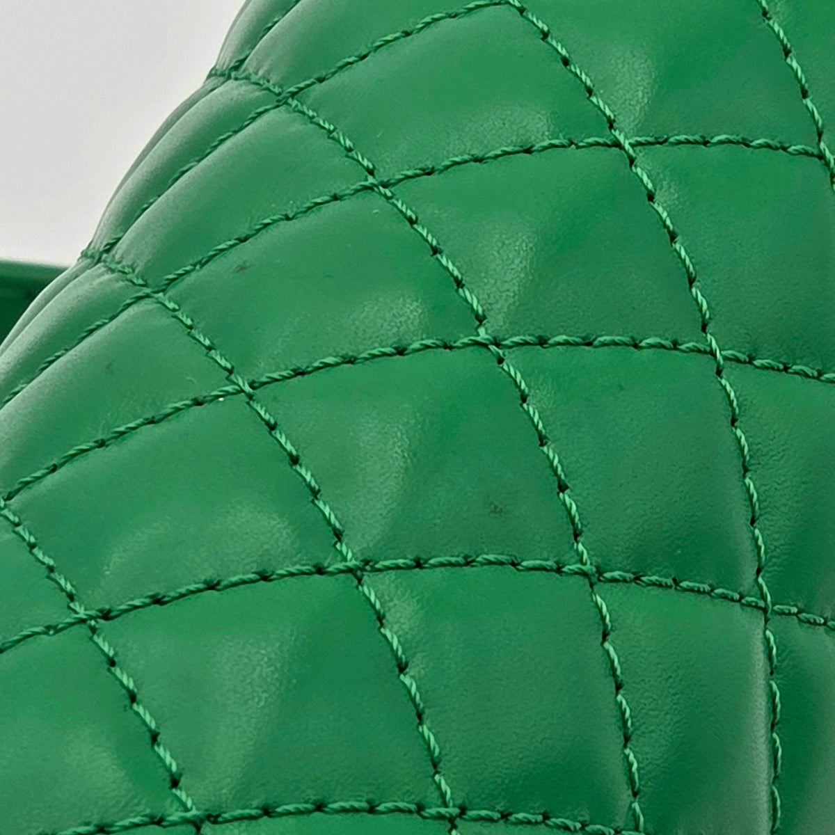 Bolso de mano Boy de piel verde
