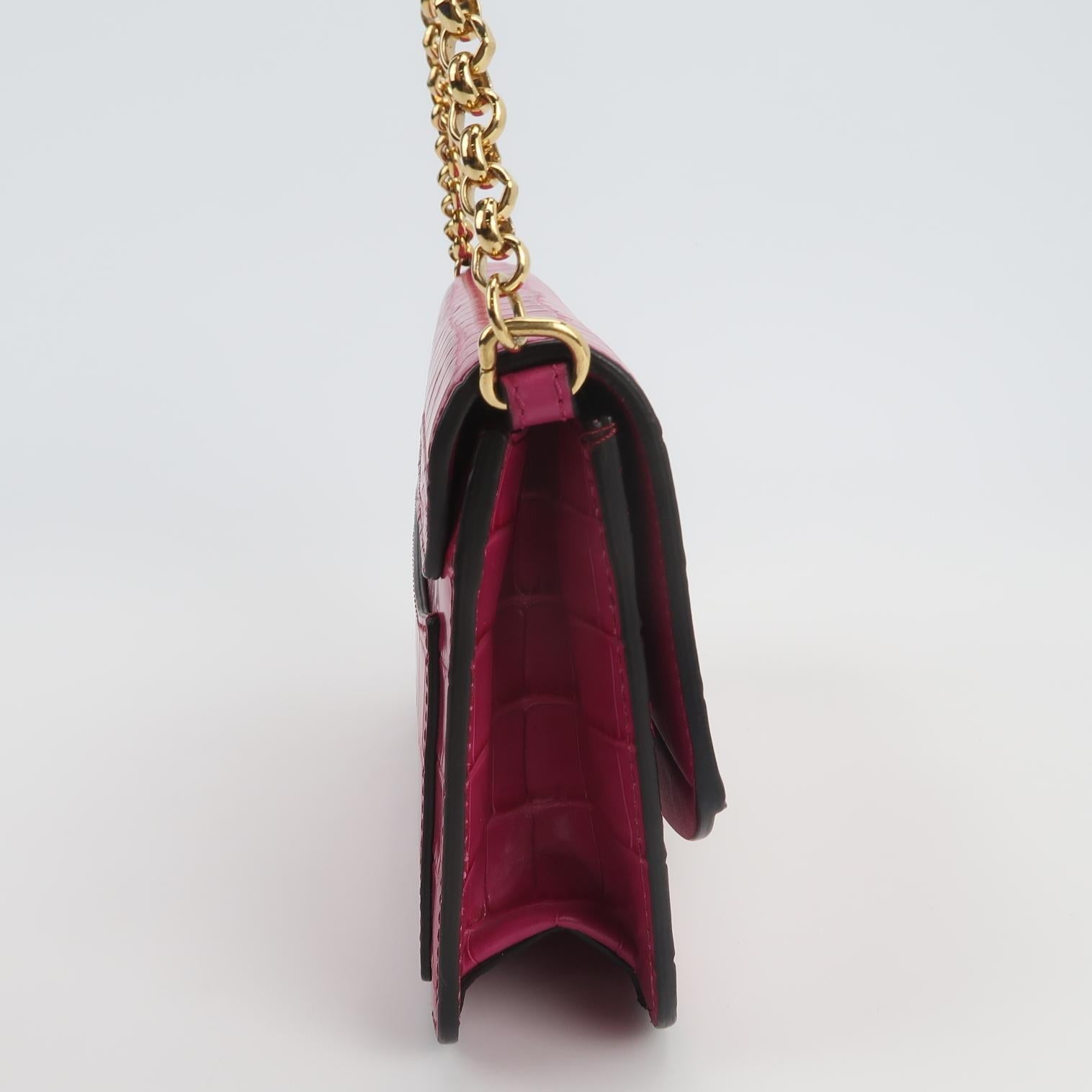 Sac Chloé C en cuir rose Chloé