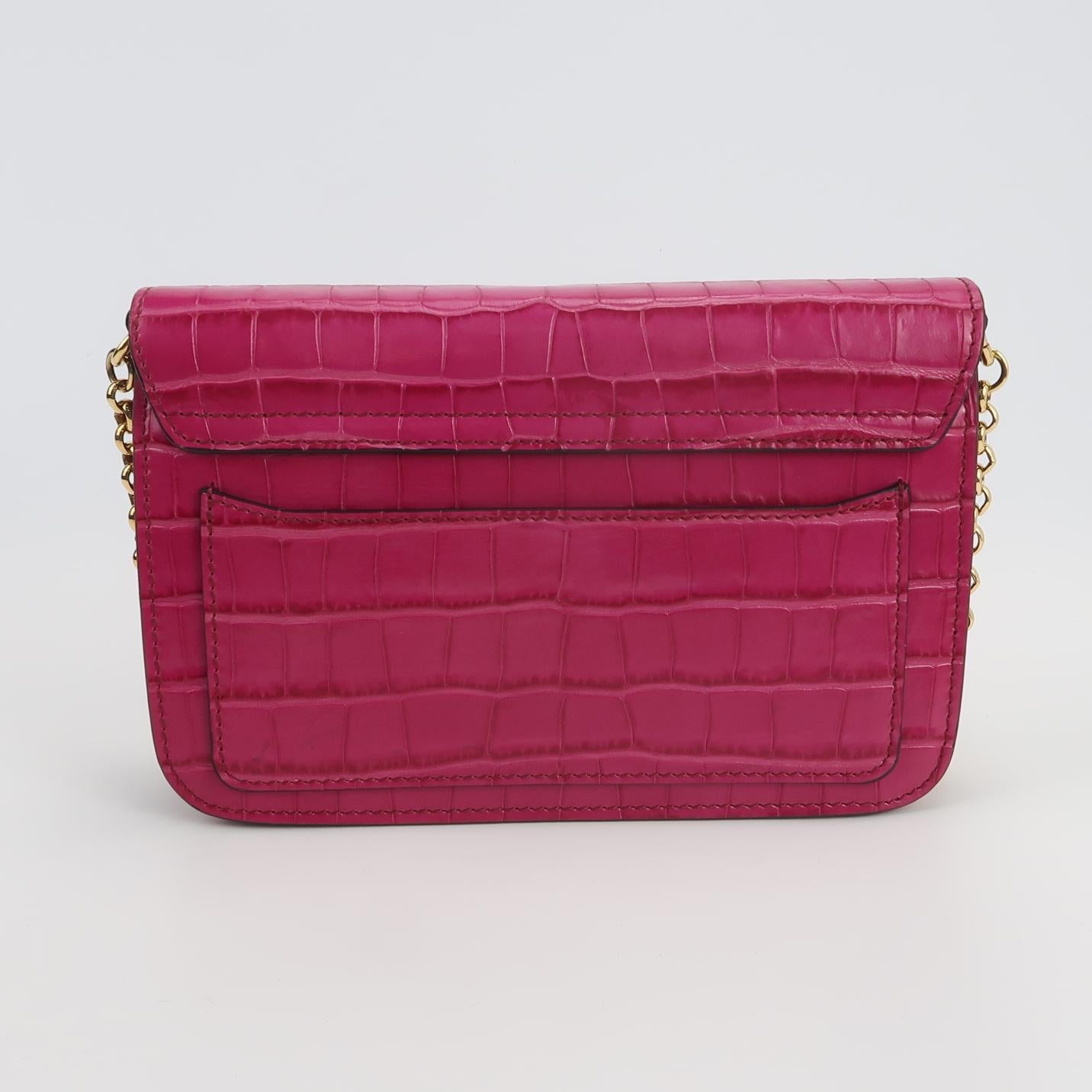 Sac Chloé C en cuir rose Chloé