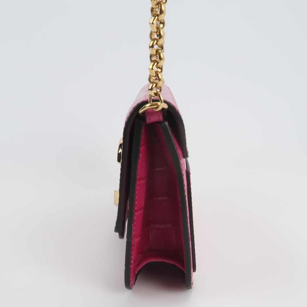 Sac Chloé C en cuir rose Chloé