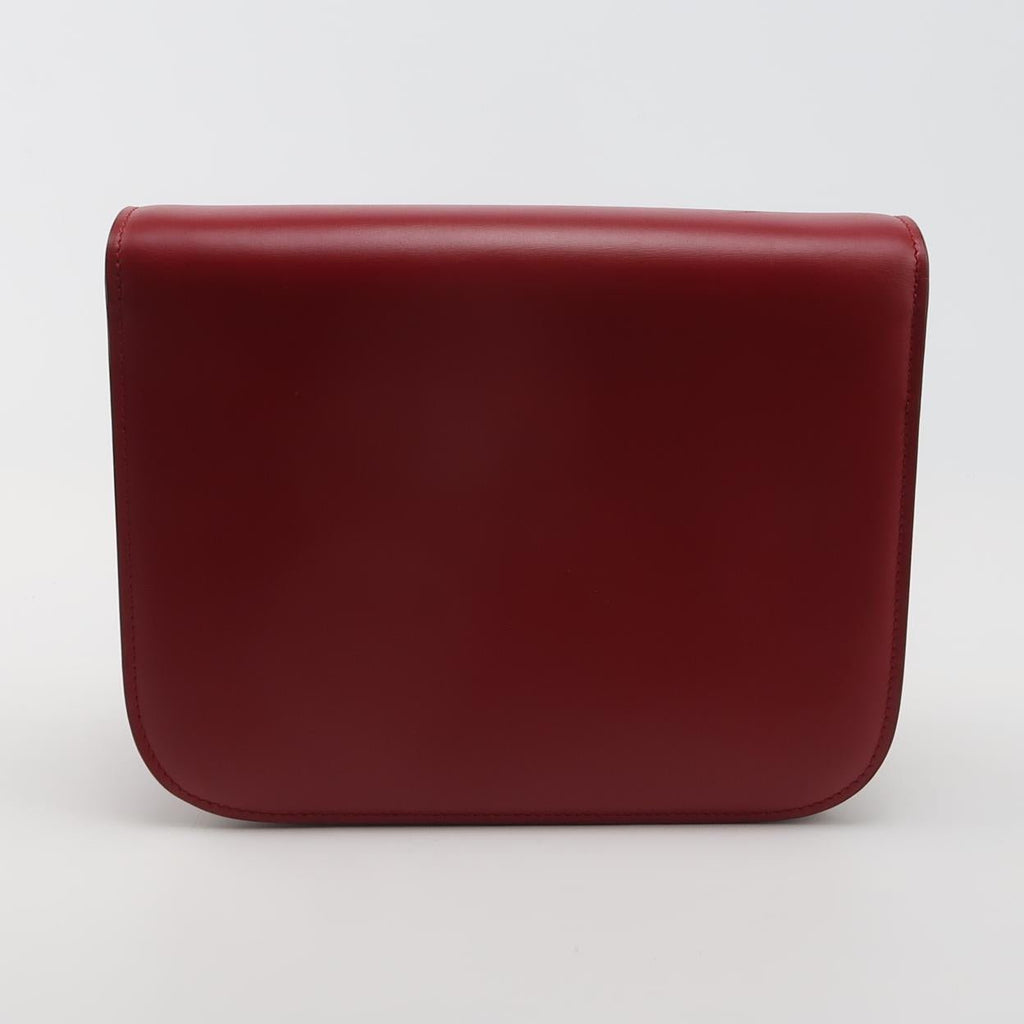 Sac Classic en cuir rouge Celine
