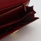 Sac Classic en cuir rouge Celine