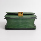 Sac Classic en lézard vert Celine