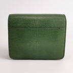 Sac Classic en lézard vert Celine