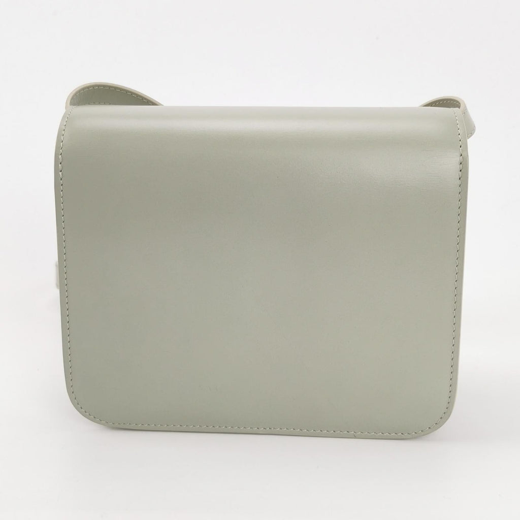 Sac Classic Medium en cuir gris Celine
