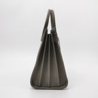 Sac de Jour Small en cuir gris Saint Laurent