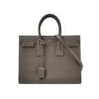 Sac de Jour Small en cuir gris Saint Laurent