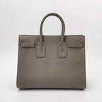 Sac de Jour Small en cuir gris Saint Laurent