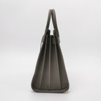 Sac de Jour Small en cuir gris Saint Laurent