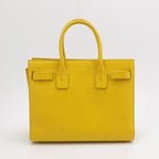 Sac de Jour Small en cuir jaune Saint Laurent