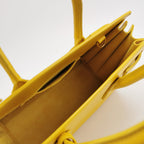 Sac de Jour Small en cuir jaune Saint Laurent