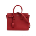 Sac de Jour Small en cuir rouge Saint Laurent