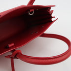 Sac de Jour Small en cuir rouge Saint Laurent