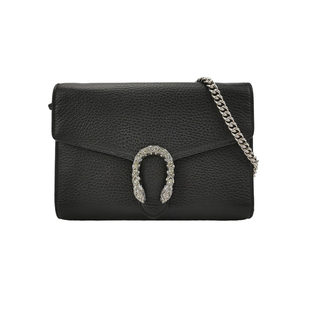 Sac Dionysus Mini en cuir noir Gucci