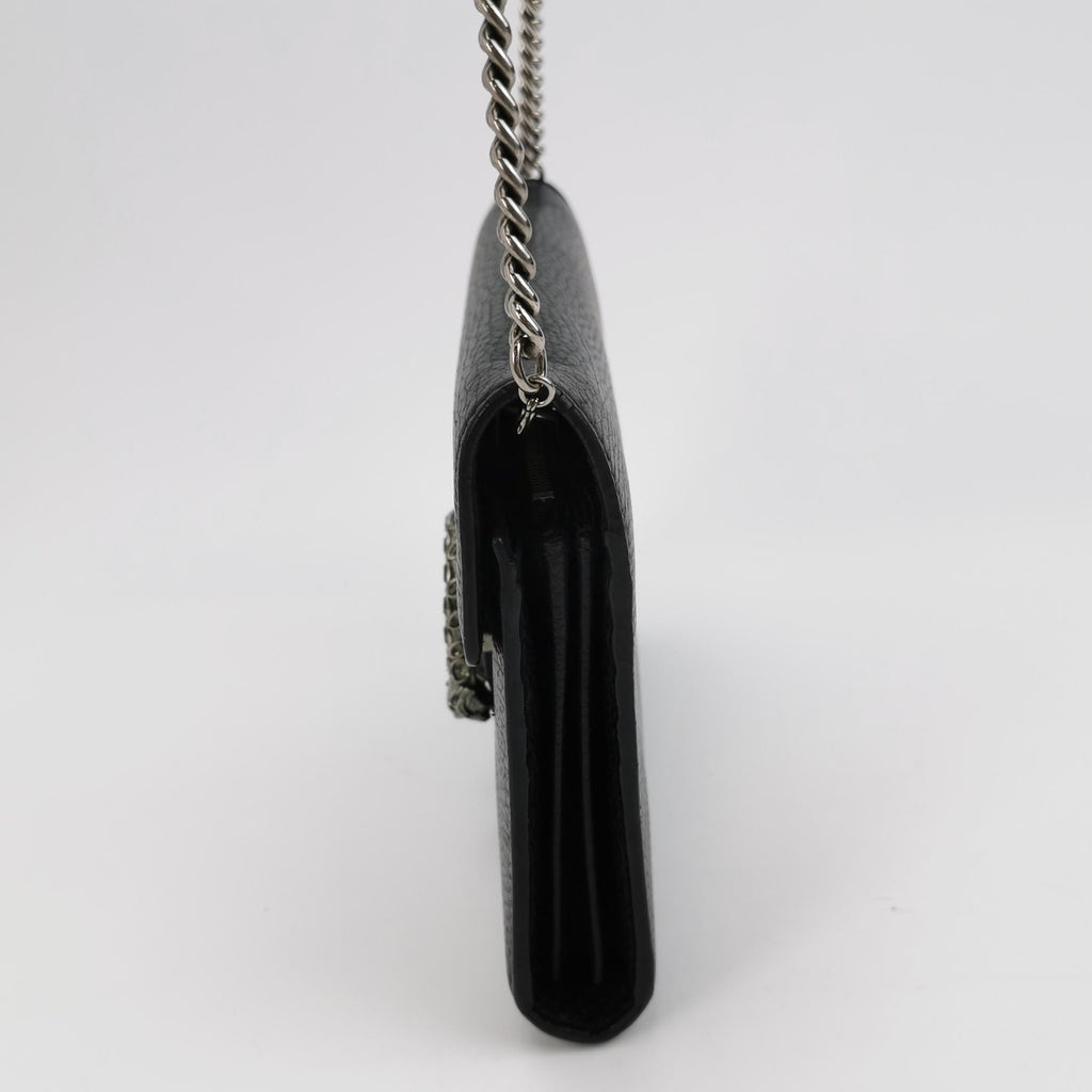 Sac Dionysus Mini en cuir noir Gucci