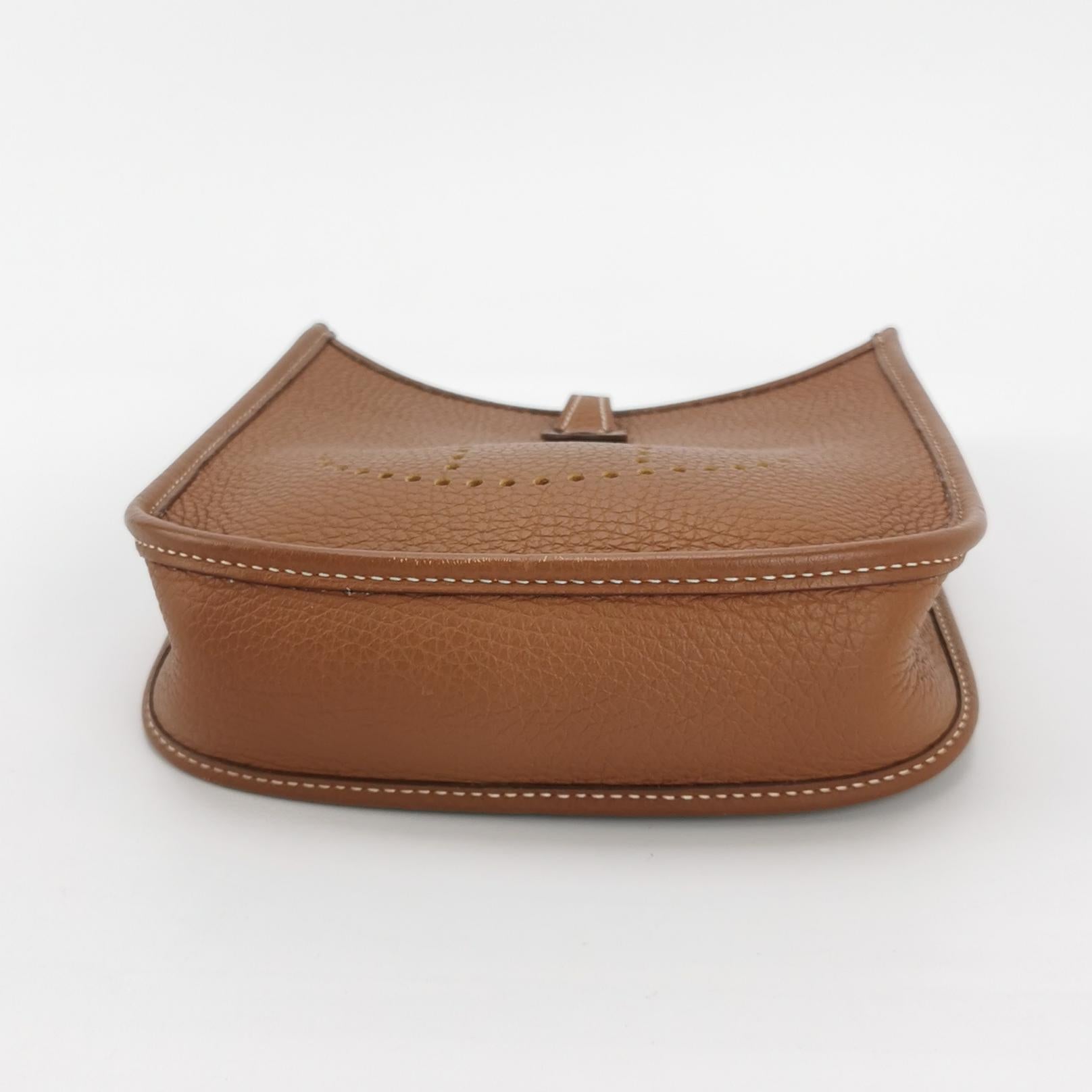 Sac Evelyne 16 en cuir marron Hermès