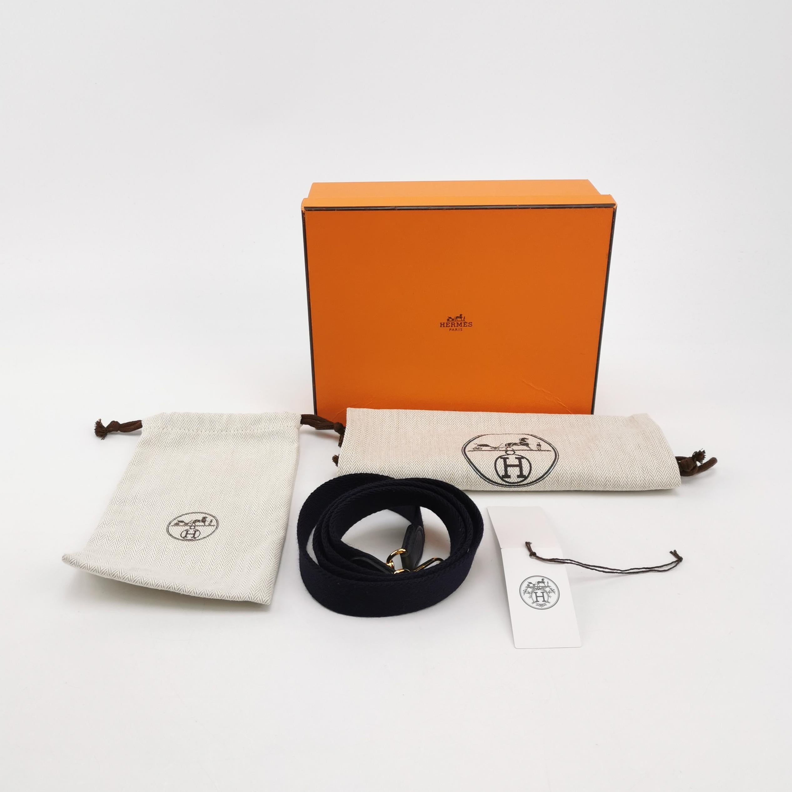 Sac Evelyne 16 en cuir noir Hermès