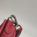 Sac Evelyne 16 Vintage en cuir bordeaux Hermès