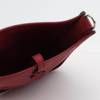 Sac Evelyne 16 Vintage en cuir bordeaux Hermès