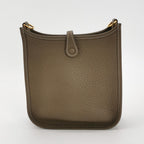 Sac Evelyne mini vintage 16 en cuir étoupe Hermès
