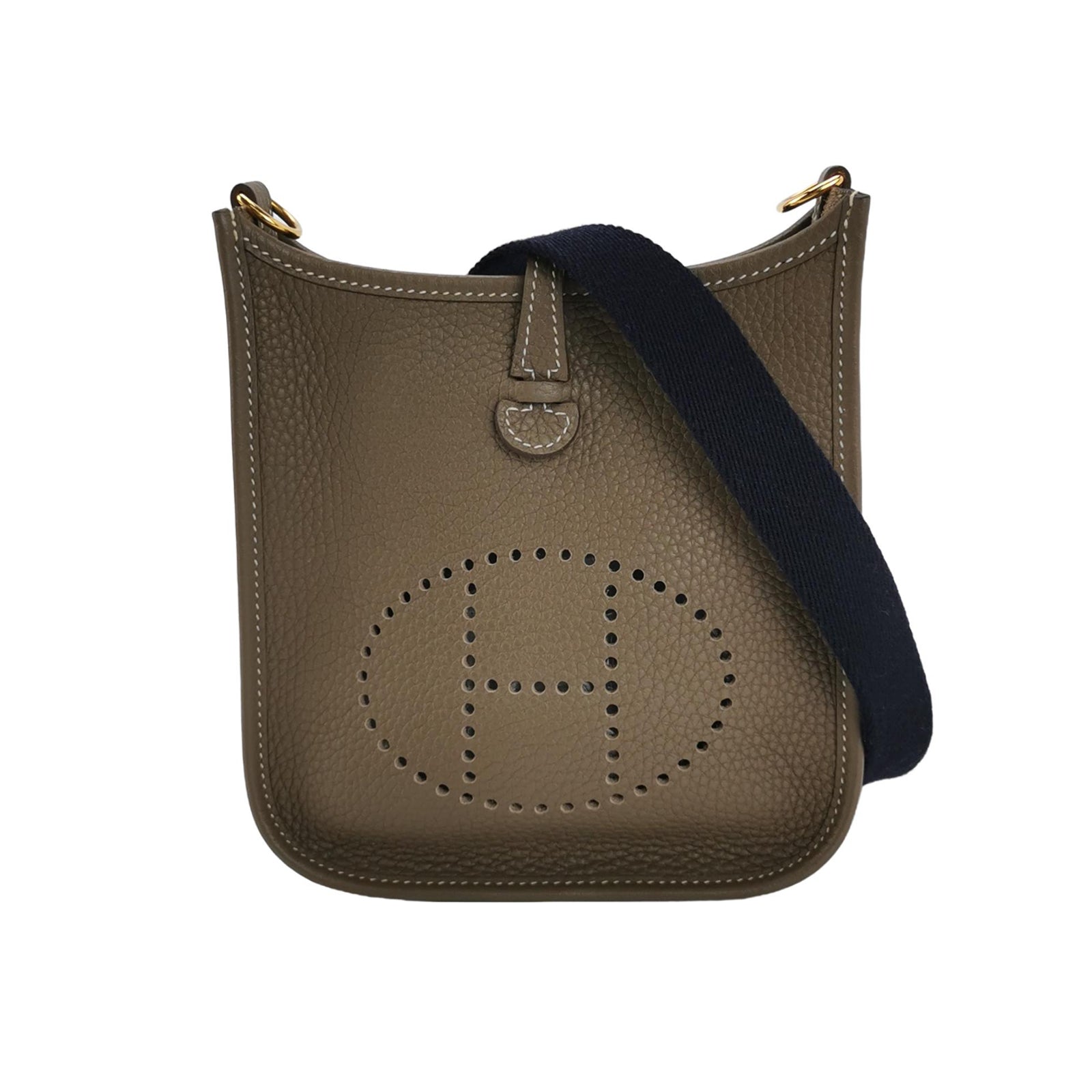 Sac Evelyne mini vintage 16 en cuir étoupe Hermès