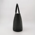 Sac fourre - tout Zucchino en cuir noir Fendi