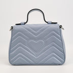 Sac GG Azure Marmont mini en cuir matelassé Gucci