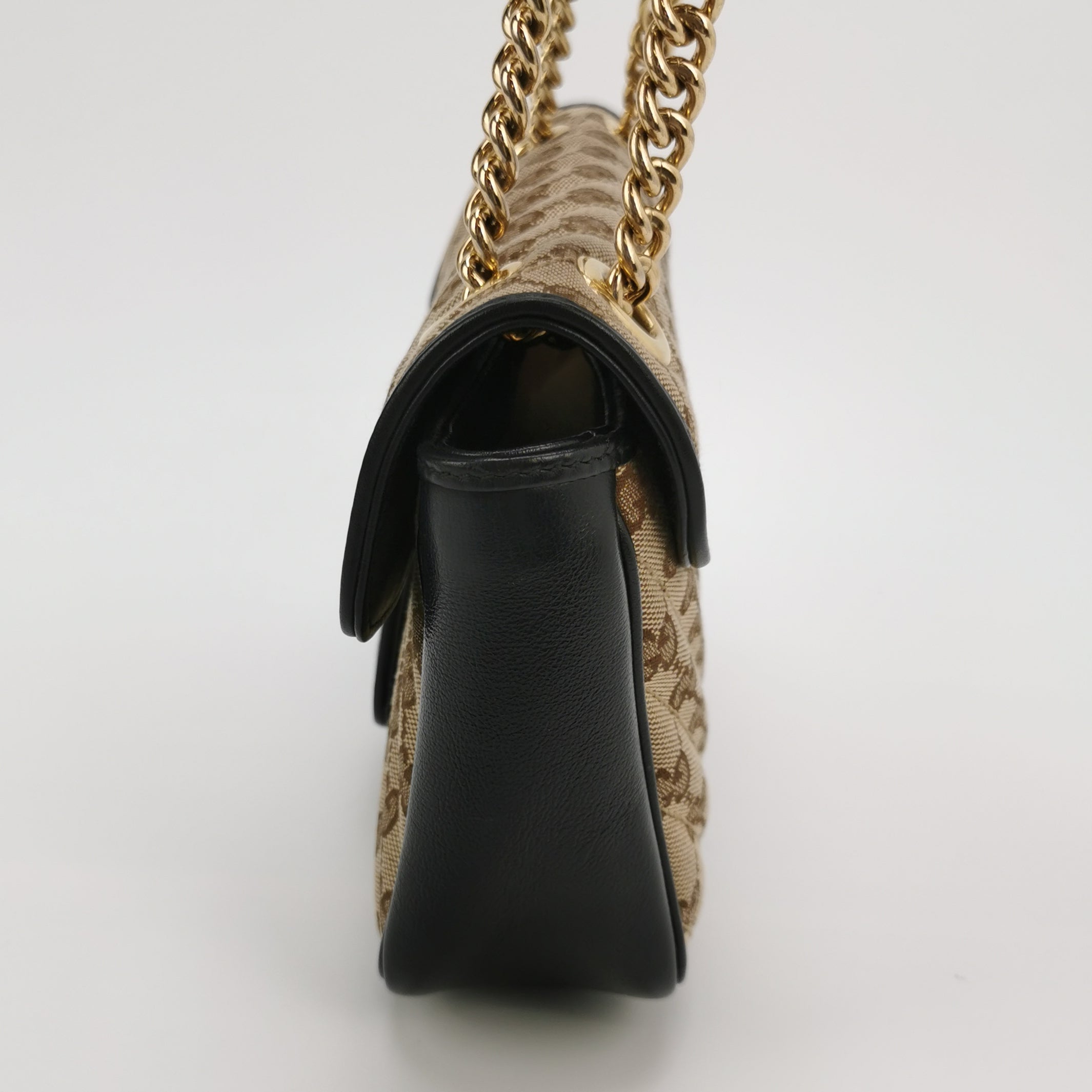 Sac GG Marmont en toile monogram beige Gucci