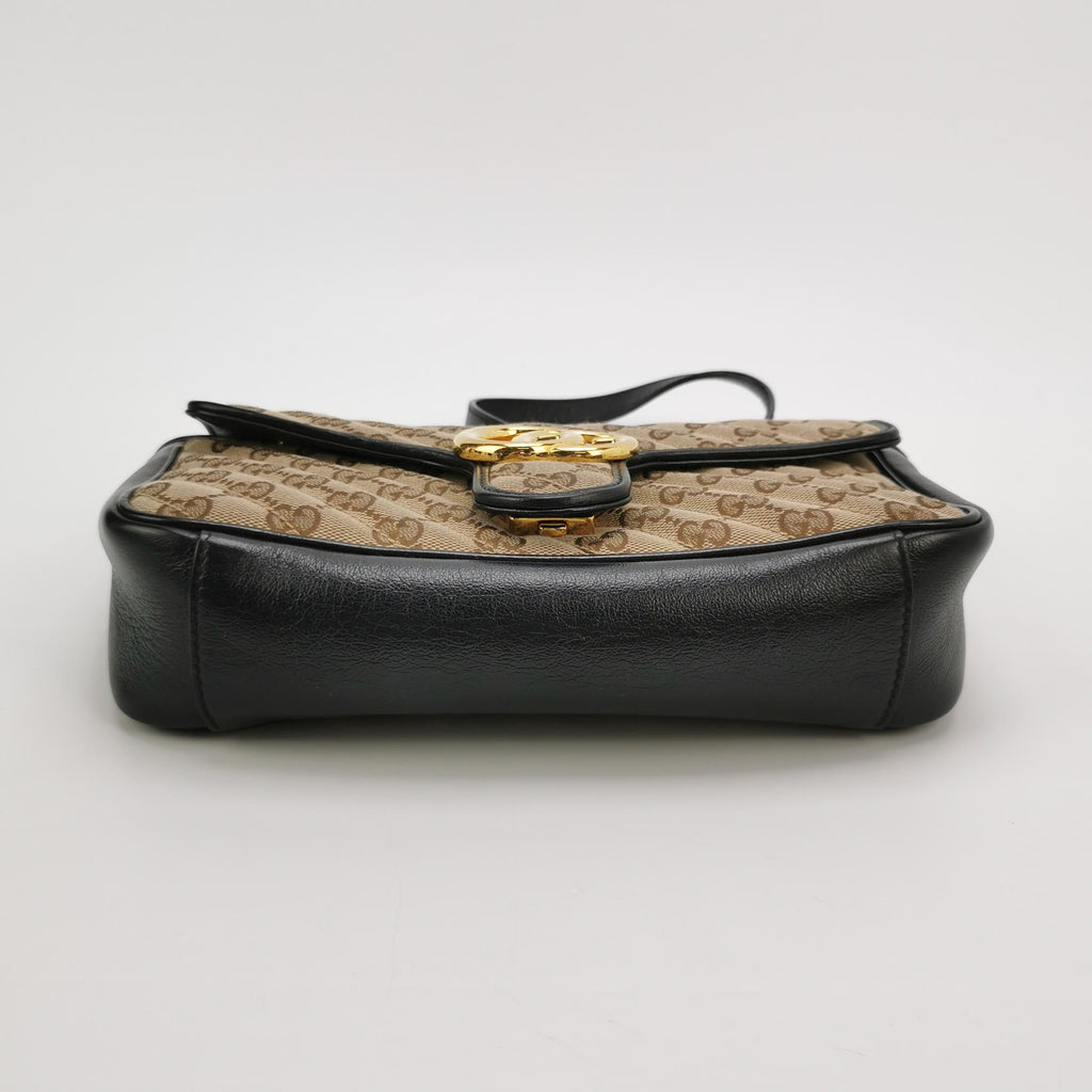 Sac GG Marmont en toile monogram beige Gucci