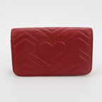 Sac GG Marmont Petite Taille en cuir rouge Gucci