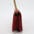 Sac GG Marmont Petite Taille en cuir rouge Gucci