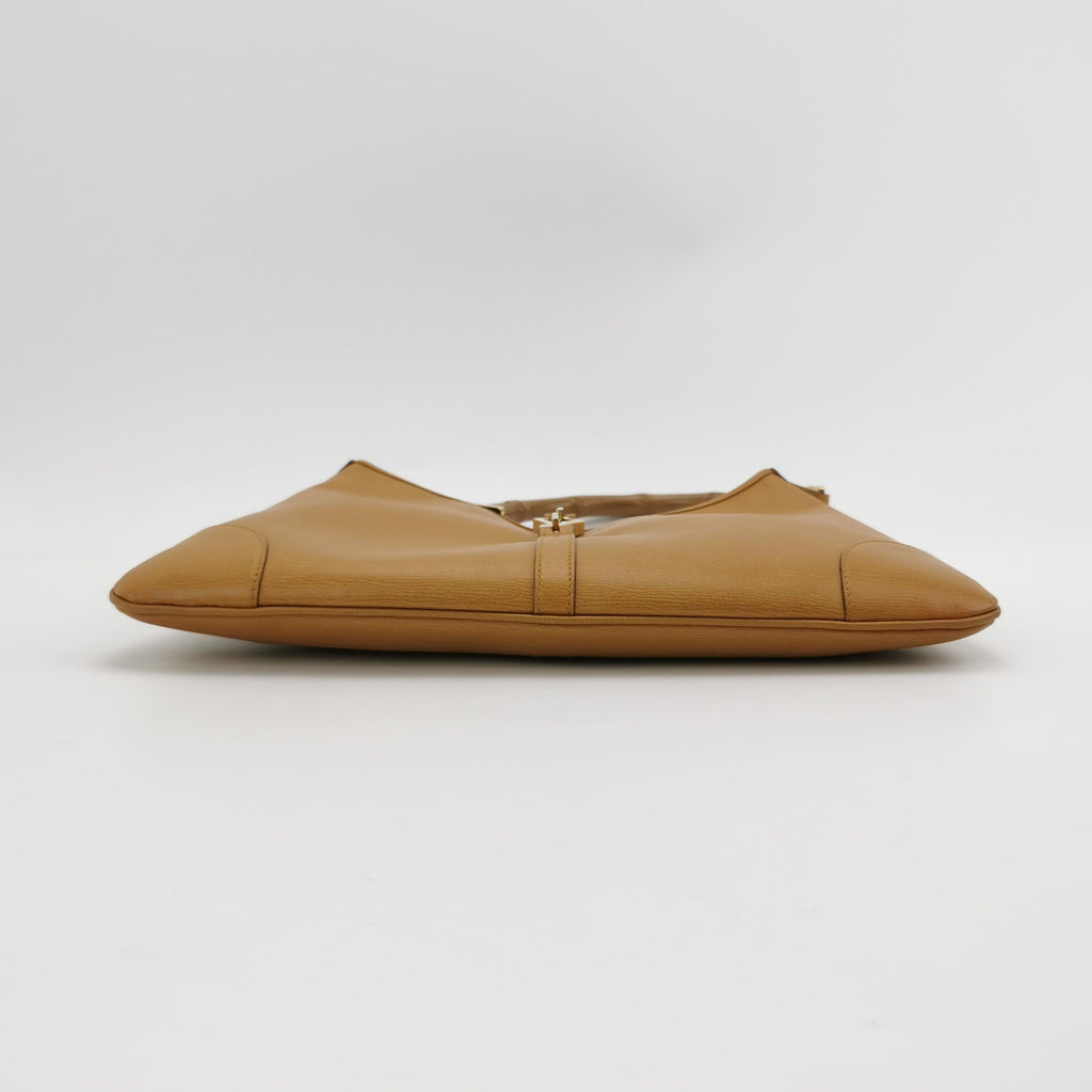 Sac Jackie en cuir marron Gucci