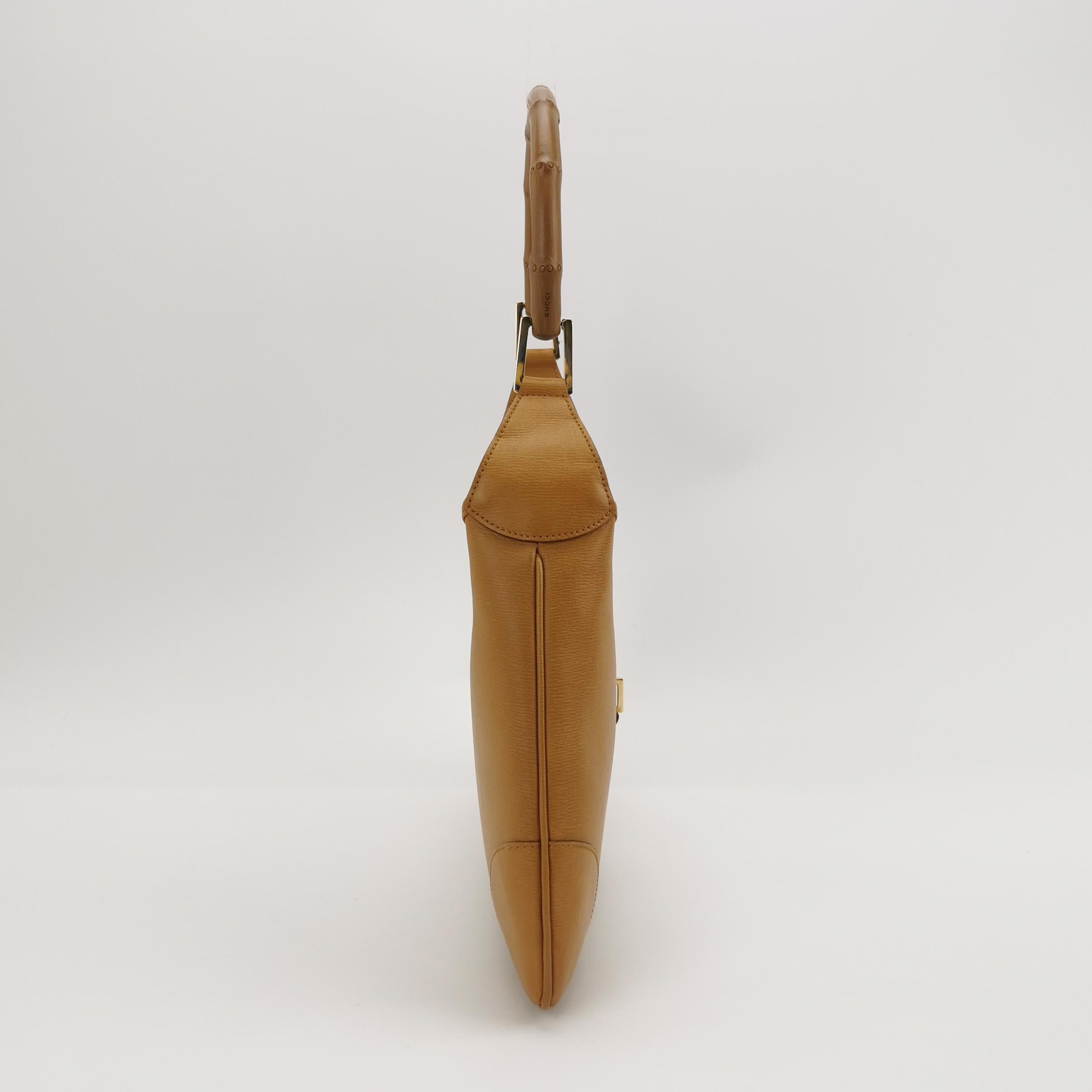 Sac Jackie en cuir marron Gucci