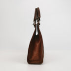 Sac Jackie en cuir monogram marron Gucci