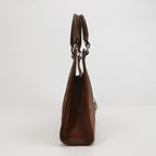 Sac Jackie en cuir monogram marron Gucci