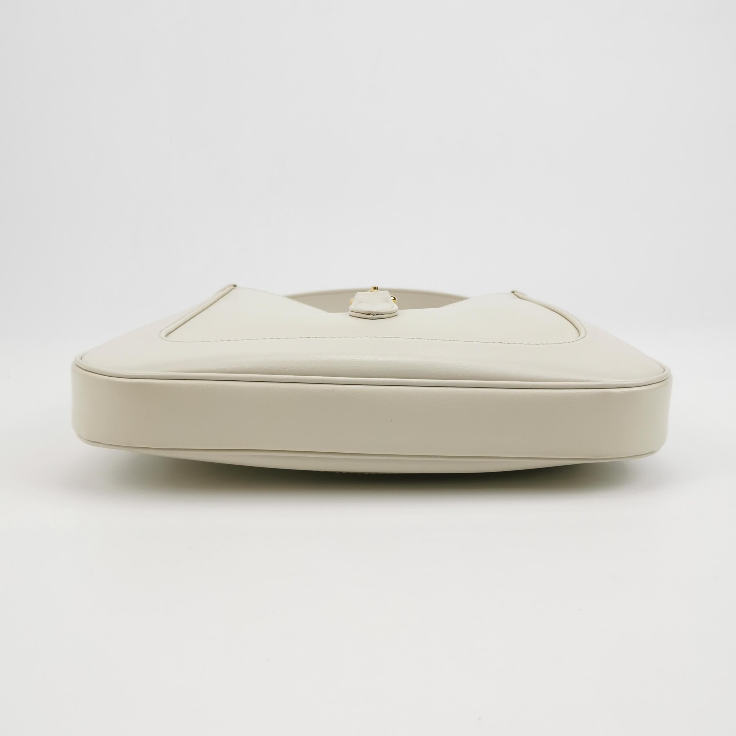 Sac Jackie Mini en cuir blanc Gucci