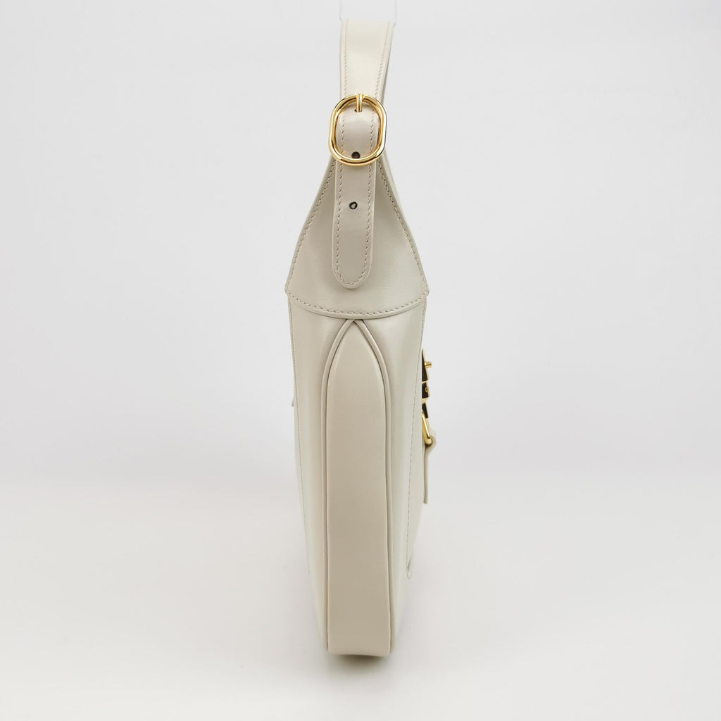 Sac Jackie Mini en cuir blanc Gucci