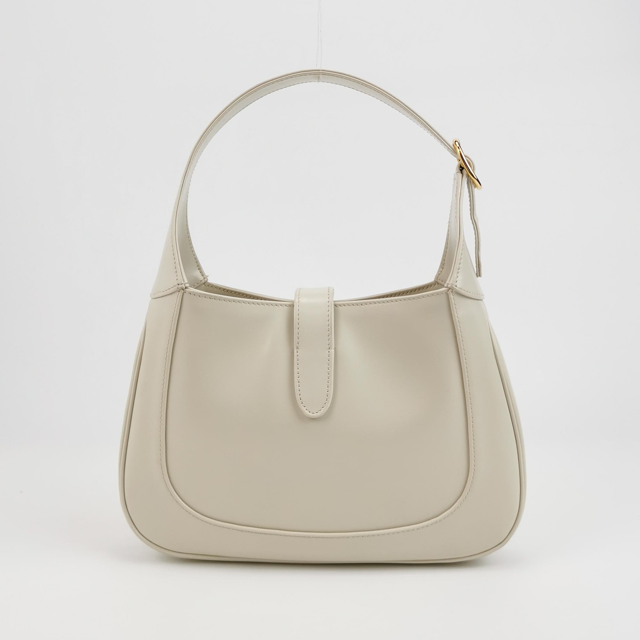 Sac Jackie Mini en cuir blanc Gucci