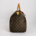 Sac Keepall vintage en toile monogram marron Louis Vuitton