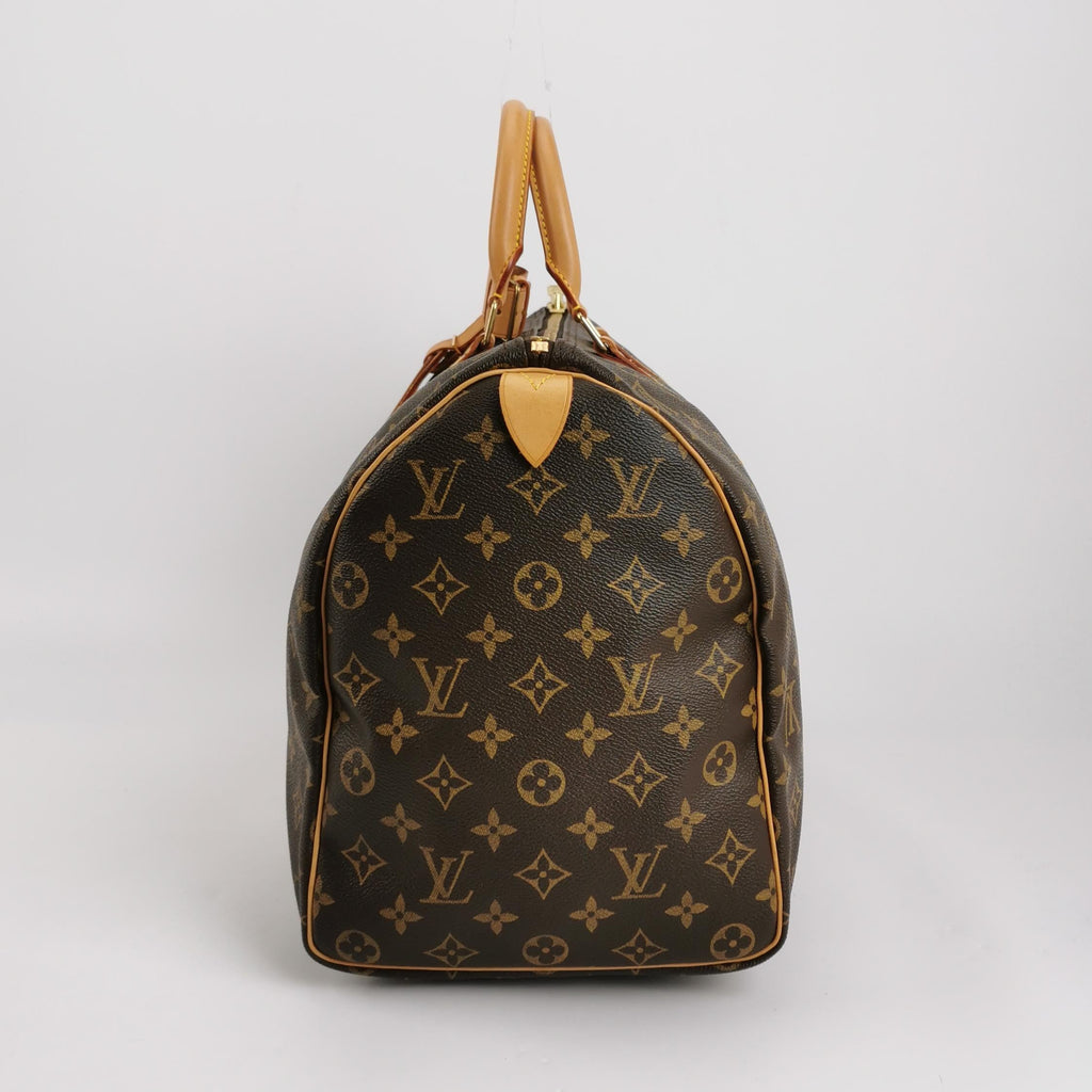Sac Keepall vintage en toile monogram marron Louis Vuitton