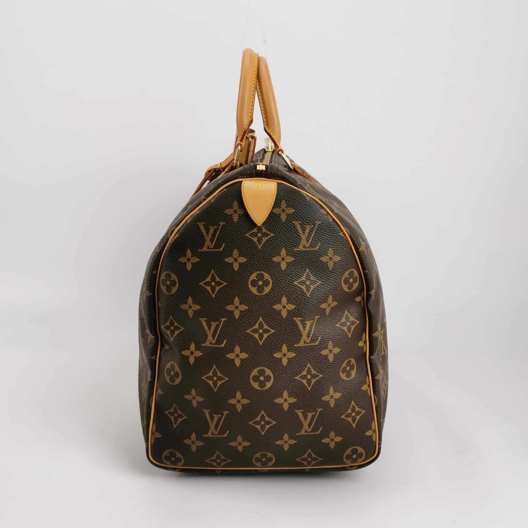 Sac Keepall vintage en toile monogram marron Louis Vuitton