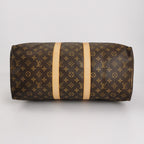 Sac Keepall vintage en toile monogram marron Louis Vuitton