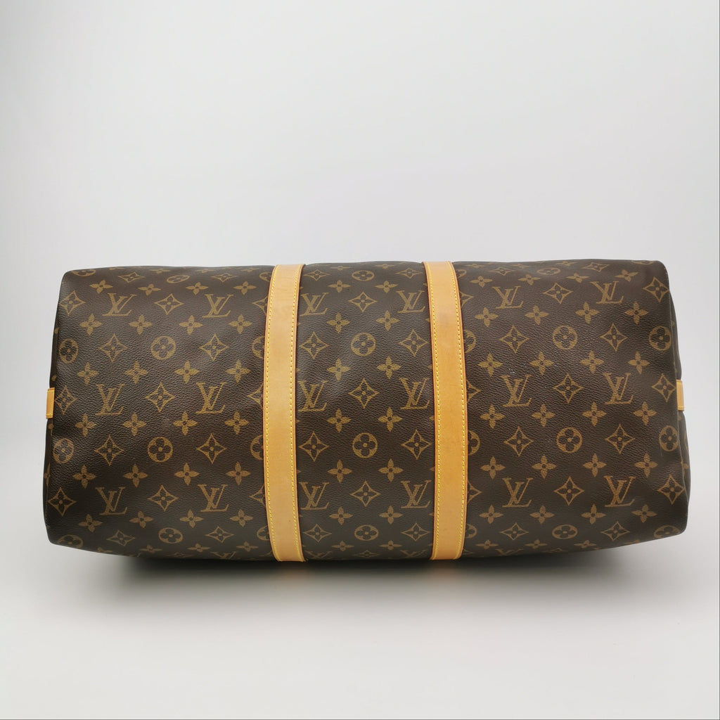 Sac Keepall vintage monogram marron Louis Vuitton