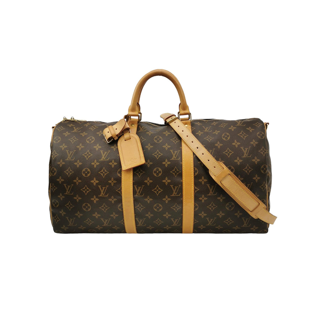 Sac Keepall vintage monogram marron Louis Vuitton