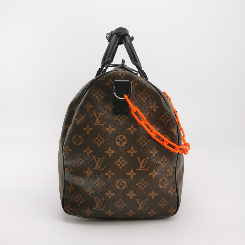 Sac Keepall Virgil Abloh monogram chain Louis Vuitton